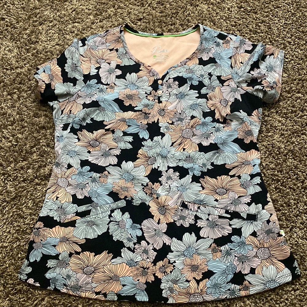 Healing hands scrub top